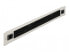 Delock 66581 - Cable management panel - Black - Grey - Metal - Nylon - 1U - 48.3 cm (19") - 44.5 mm