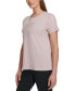 Фото #4 товара Women's Cotton Embellished-Logo T-Shirt