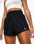 Фото #1 товара Nike One Training high waisted 3 inch shorts in black