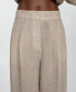 Women's 100% Linen Straight Pants