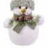 Christmas bauble White Multicolour Plastic Polyfoam Fabric Snow Doll 18 x 13 x 25 cm