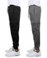 Men's Heavyweight Fleece-Lined Cargo Jogger Sweatpants, Pack of 2