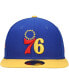 ფოტო #3 პროდუქტის Men's Royal Philadelphia 76ers Side Patch 59FIFTY Fitted Hat