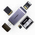 Фото #4 товара Картридер UGreen для карт памяти SD / micro SD / CF / MS с разъемом USB 3.0 - серый