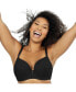 ფოტო #1 პროდუქტის Plus Size Jeanie Plunge T-shirt Bra