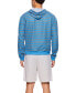 ფოტო #4 პროდუქტის Men's Waffle-Knit Fun Stripe Licky-Print Hooded Pajama T-Shirt