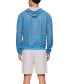 ფოტო #2 პროდუქტის Men's Waffle-Knit Fun Stripe Licky-Print Hooded Pajama T-Shirt