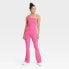 Фото #1 товара Women's Asymmetrical Flare Bodysuit - JoyLab Pink XS