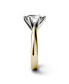 ფოტო #4 პროდუქტის Moissanite Solitaire Engagement Ring 3-1/10 ct. t.w. Diamond Equivalent in 14k White or Yellow Gold