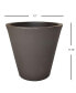 Cosmopolitan Collection Round Planter Espresso 13in