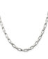 ფოტო #1 პროდუქტის Stainless Steel Polished 4.8mm Square Link Chain Necklace