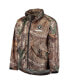 Фото #3 товара Men's Realtree Camo Las Vegas Raiders Circle Sportsman Waterproof Packable Full-Zip Jacket