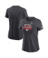 ფოტო #1 პროდუქტის Women's Nike Anthracite Kansas City Chiefs Super Bowl LVIII Champions Iconic Essential T-shirt