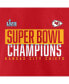 Фото #4 товара Men's Red Kansas City Chiefs Super Bowl LVII Champions Big and Tall Foam Finger Long Sleeve T-shirt