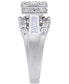 Diamond Dome Cluster Promise Ring (1/2 ct. t.w.) in Sterling Silver