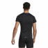 Men’s Short Sleeve T-Shirt Adidas Graphic Black