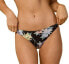 Фото #1 товара O'Neill 243730 Womens Dahlia Printed Cheeky Bikini Bottom Swimwear Black Size XL