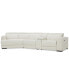 Фото #2 товара Jenneth 4Pc Leather Cuddler Sectional with 2 Power Recliners, Created for Macy's