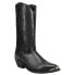 Фото #4 товара Laredo Atlanta Croc Pointed Toe Cowboy Mens Black Dress Boots 68085