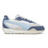 Фото #1 товара Puma Blktop Rider Lace Up Womens White Sneakers Casual Shoes 39546104
