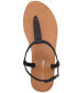 Фото #4 товара Women's Krisleyy T Strap Thong Flat Sandals, Created for Macy's