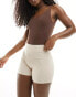 Vero Moda seamless scoop neck thong body in coffee bean brown