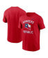Men's Red Texas Rangers Lone Star Flag Hometown T-shirt