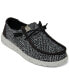 Women's Wendy Woven Zig Zag Casual Moccasin Sneakers from Finish Line