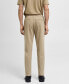 Фото #2 товара Men's Slim-Fit Cotton Suit Pants