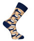 Фото #3 товара Men's Whale Novelty Colorful Unisex Crew Socks with Seamless Toe Design, Pack of 1