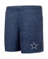 Фото #1 товара Men's Navy Dallas Cowboys Powerplay Fleece Shorts