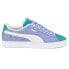 Фото #1 товара Puma Fandom Suede Lace Up Mens Purple Sneakers Casual Shoes 38659701