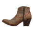Фото #6 товара Corral Boots Cheetah Suede Pointed Toe Cowboy Booties Womens Brown Casual Boots