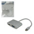 Фото #1 товара MCL Samar MCL CG-298C - 0.24 m - Mini DisplayPort - HDMI + VGA (D-Sub) - Male - Female - 1920 x 1080 pixels