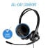 V7 Essentials USB Stereo Headset with Microphone - Headset - Head-band - Office/Call center - Black - Binaural - In-line control unit