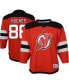 Фото #1 товара Little Boys and Girls Jack Hughes Red New Jersey Devils Home Replica Player Jersey