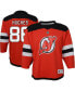 ფოტო #1 პროდუქტის Little Boys and Girls Jack Hughes Red New Jersey Devils Home Replica Player Jersey