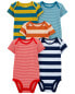 Baby 5-Pack Short-Sleeve Bodysuits NB