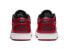 Фото #6 товара Кроссовки для мужчин Nike Air Jordan 1 Low Версия Bred (Красный, Черный)