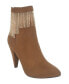 ფოტო #1 პროდუქტის Women's Toledo I Chain Fringe Ankle Boots