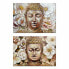 Фото #1 товара Картина DKD Home Decor Будда Восточный (2 штук) 100 x 3 x 70 см