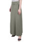 ფოტო #3 პროდუქტის Petite Ring Faux Belt A Line Maxi Skirt