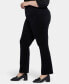 Фото #3 товара Plus Size Marilyn Straight Corduroy Pants