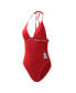 Фото #3 товара Women's Red St. Louis Cardinals Full Count One-Piece Swimsuit