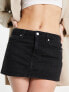 Фото #1 товара Calvin Klein Jeans denim mini skirt in black