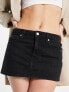 Фото #1 товара Calvin Klein Jeans – Mini-Jeansrock in Schwarz