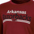 Фото #2 товара NCAA Arkansas Razorbacks Women's Crew Neck Fleece Double Stripe Sweatshirt - L