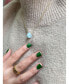 Фото #2 товара Donut — Green jade pendant necklace