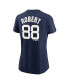 ფოტო #4 პროდუქტის Women's Luis Robert Navy Chicago White Sox 2021 Field of Dreams Name and Number T-shirt