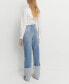 Women's Turned-Up Straight Jeans